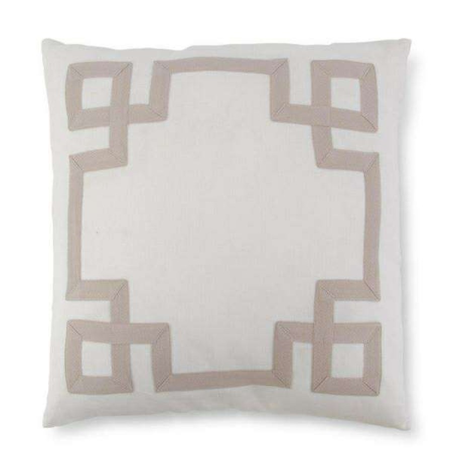 Decor * | Store Geometric Linen Pillow