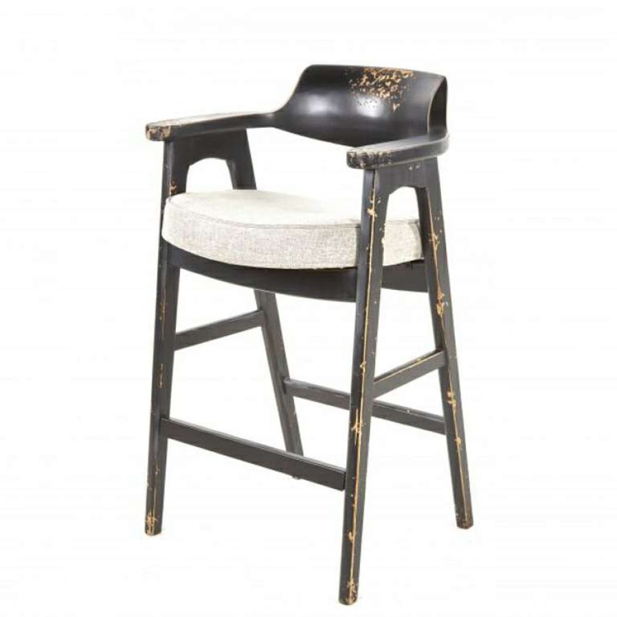 Dining Room * | Special Wagner Black Barstool