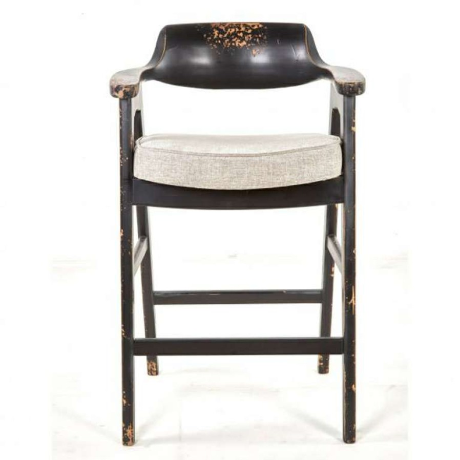 Dining Room * | Special Wagner Black Barstool