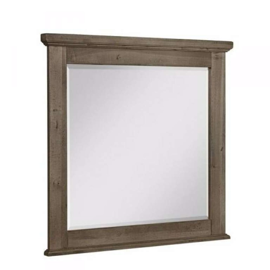 Bedroom * | Good Quality Stone Grey Cool Rustic Landscape Mirror