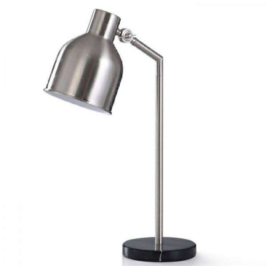 Decor * | Opening Sales Irby Silver Desk Lamp