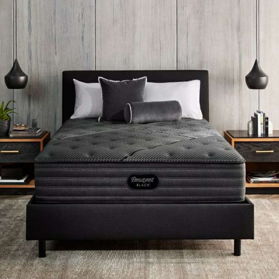 Mattresses * | Top Sell Black L-Class Medium Tight Top King Mattress