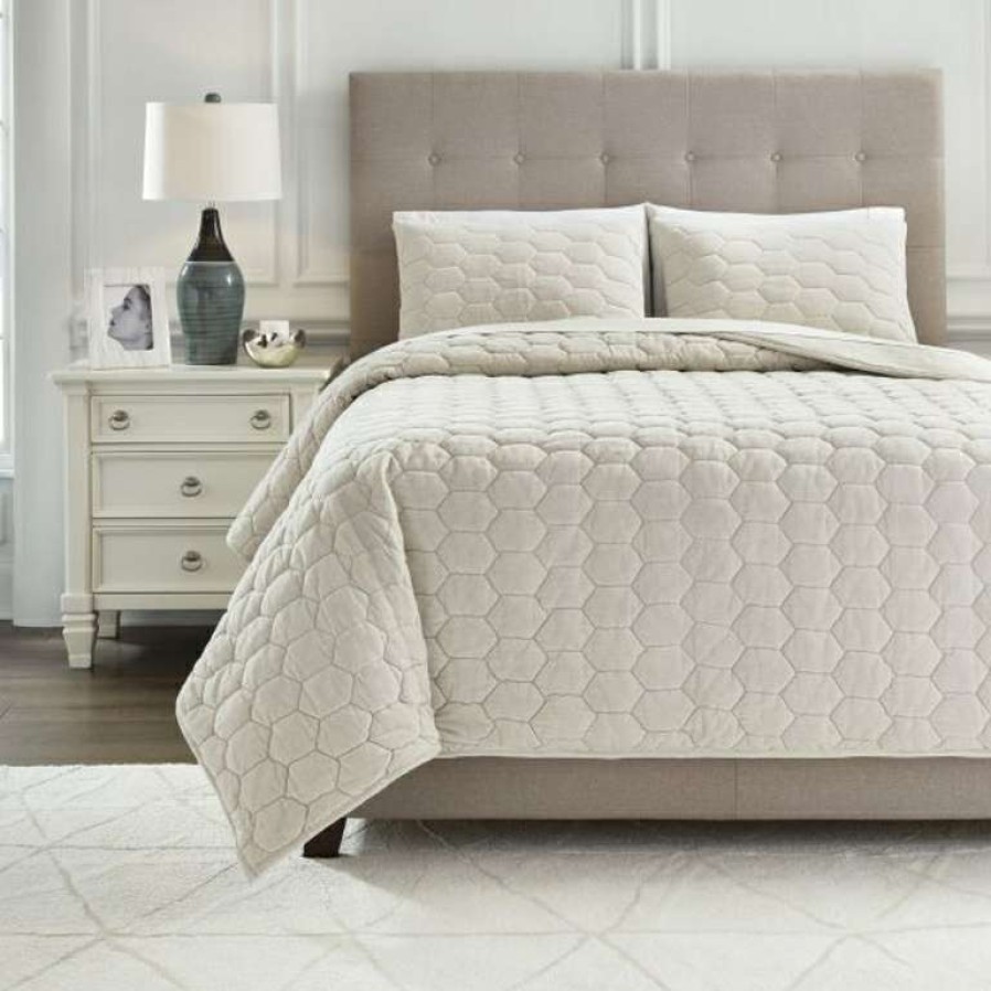 Decor * | New Threads Hester Queen Coverlet Set