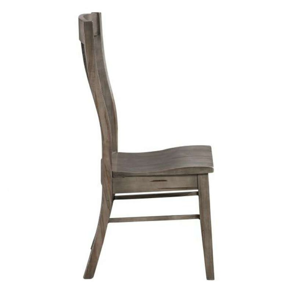 Dining Room * | Bestsellers Benchmade Barnes Greylan Maple Side Dining Chair