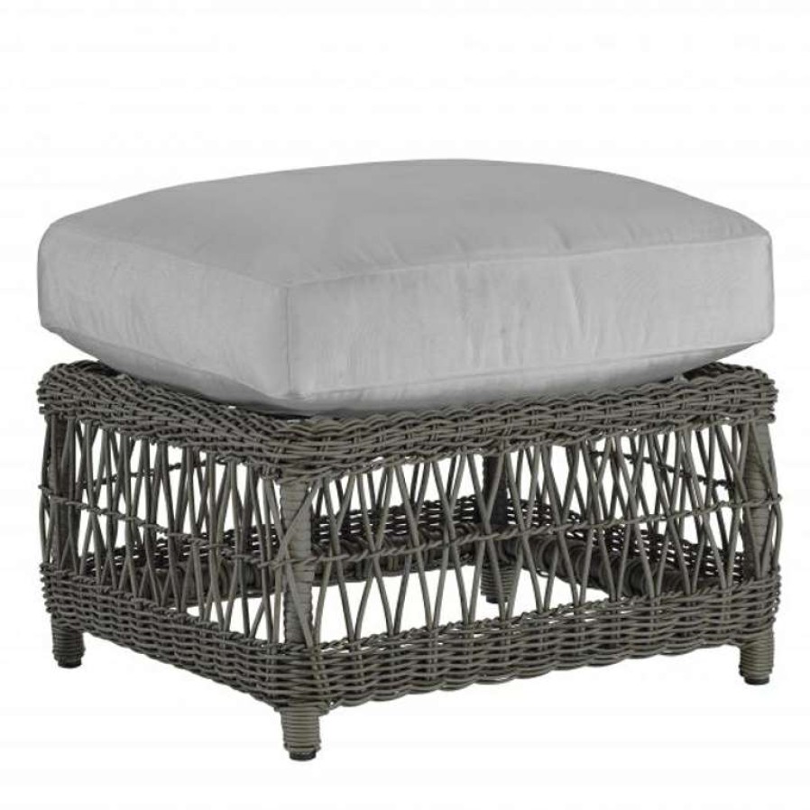 Outdoor * | Best Sale Mystic Harbor Outdoor Ottoman