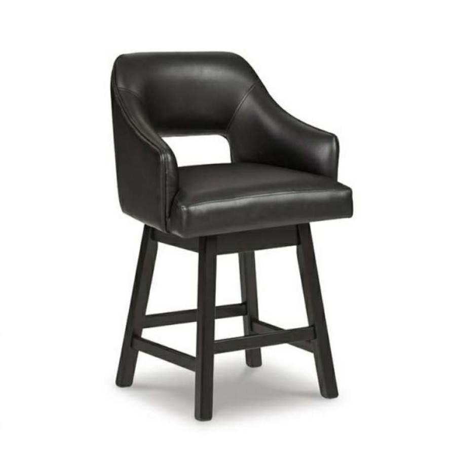 Dining Room * | Discount Sale Tallenger Black Counter Stool