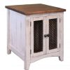 Furniture * | Best-Selling Pueblo White End Table