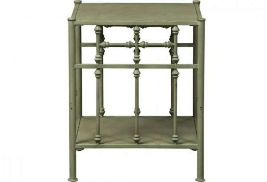 Bedroom * | Opening Sales Green Vintage Series Open Nightstand