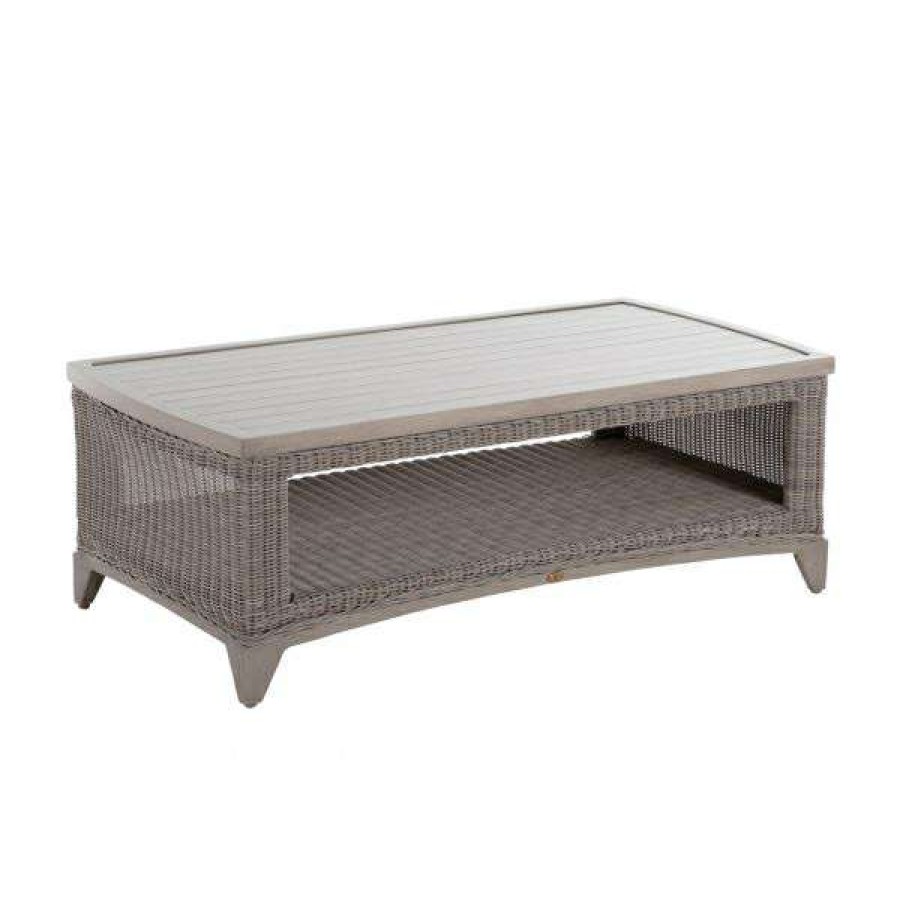 Outdoor * | New Threads Astoria Woven Outdoor Coffee Table