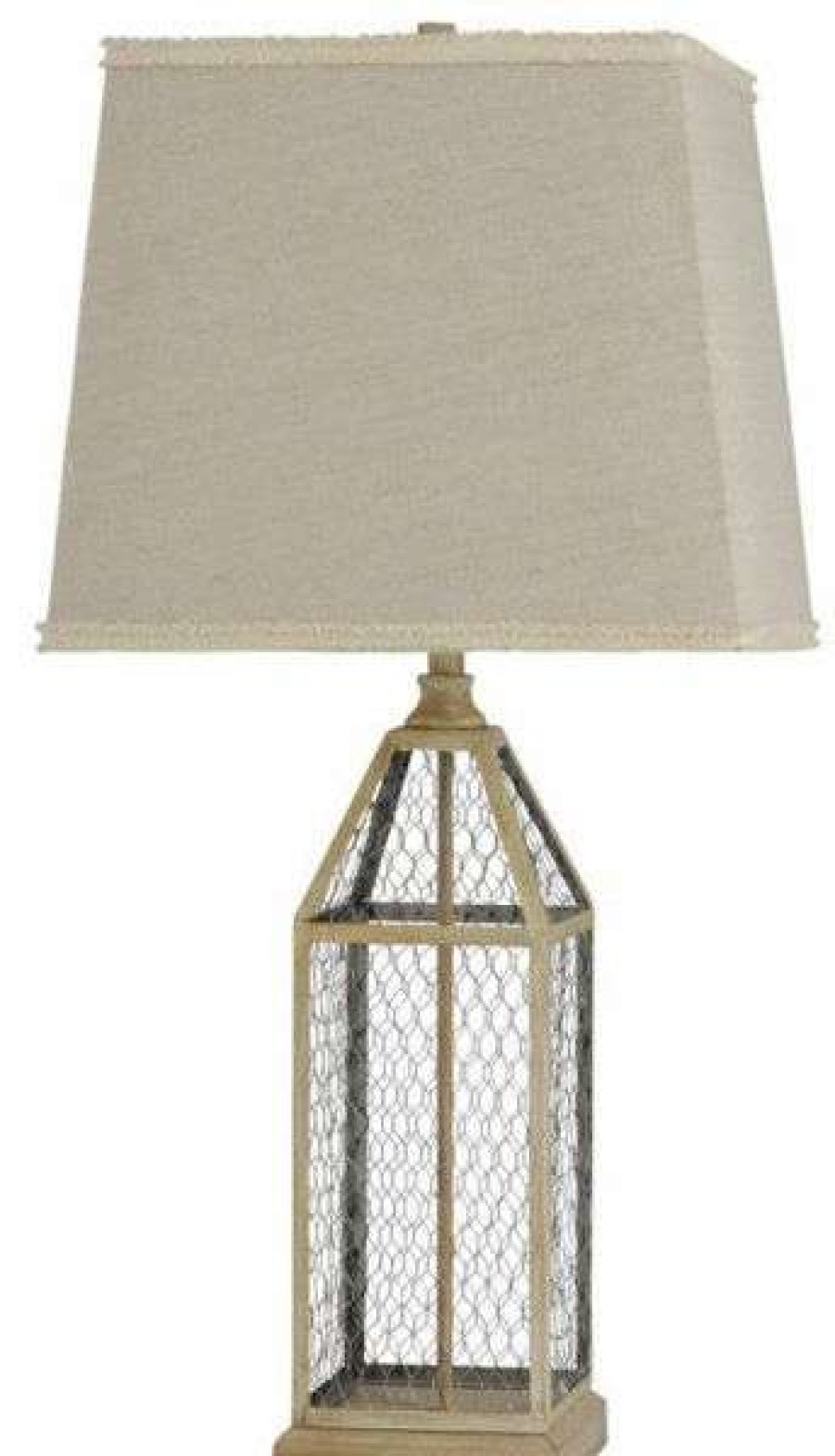 Decor * | Discount Sale Metal Cage Lamp