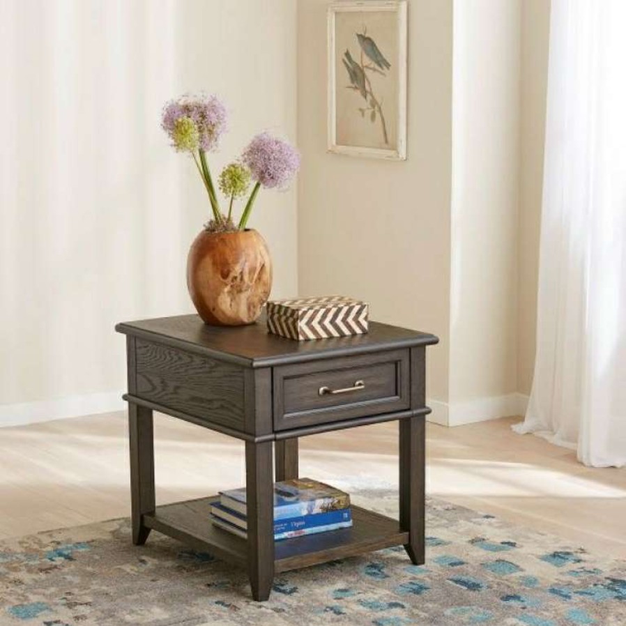 Furniture * | Bestsellers Mill Creek Drawer End Table