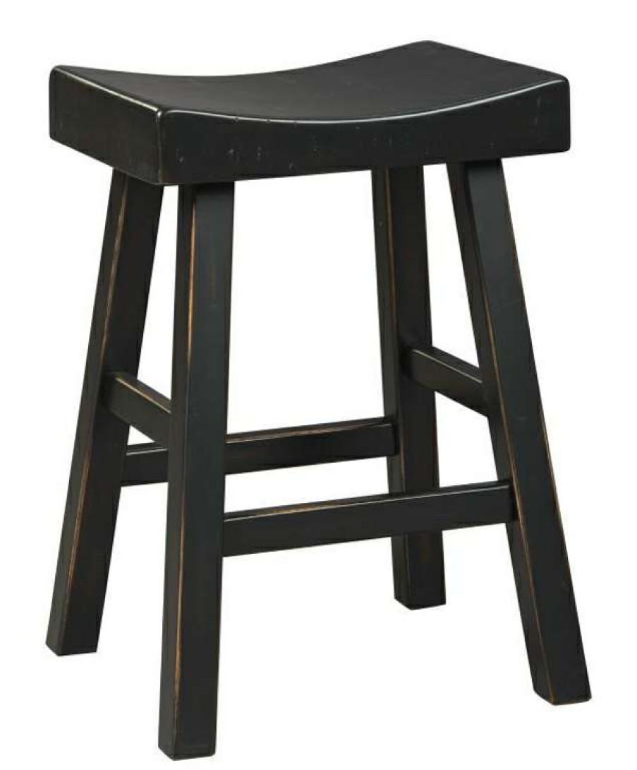 Dining Room * | Large Choice Glosco Black Counter Stool