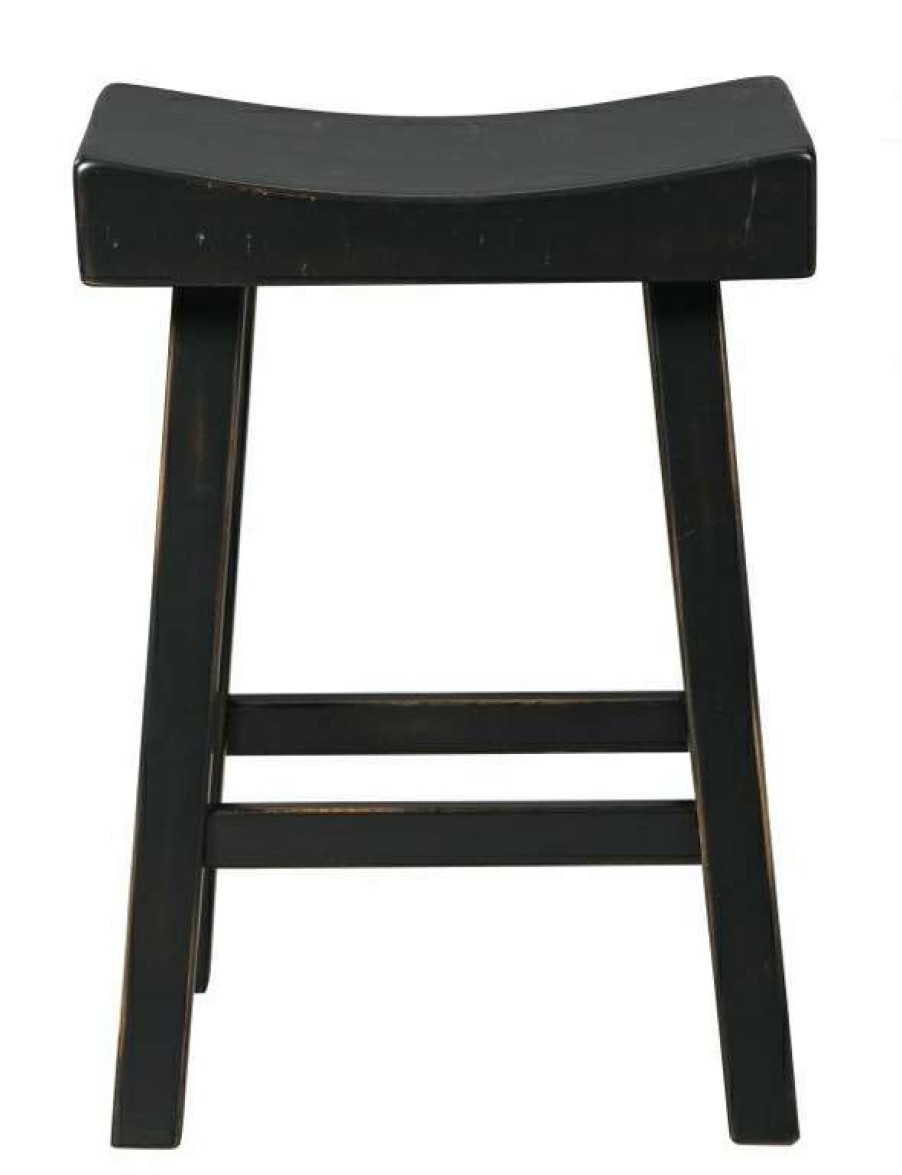 Dining Room * | Large Choice Glosco Black Counter Stool