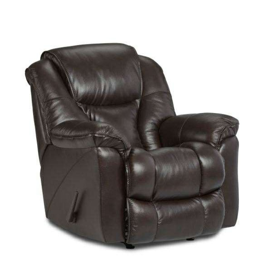 Living Room * | Large Choice Henry Chocolate Recliner