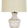 Decor * | Best-Selling Cream Distressed Lamp