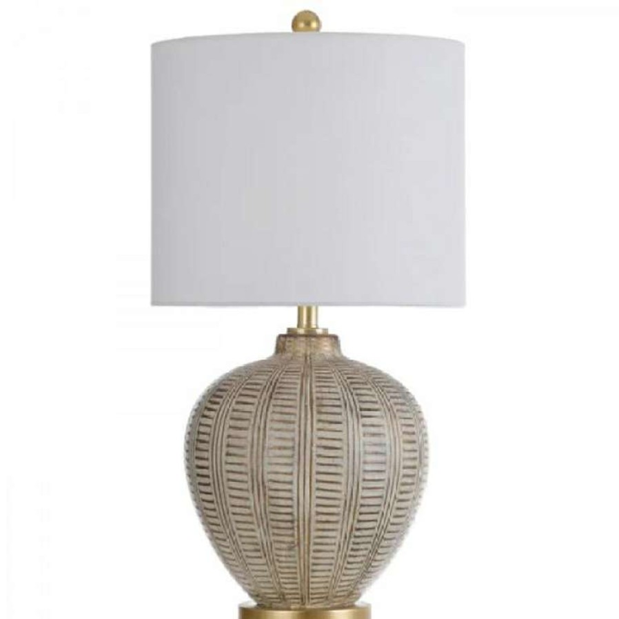 Decor * | New Threads Baffo Gold Table Lamp