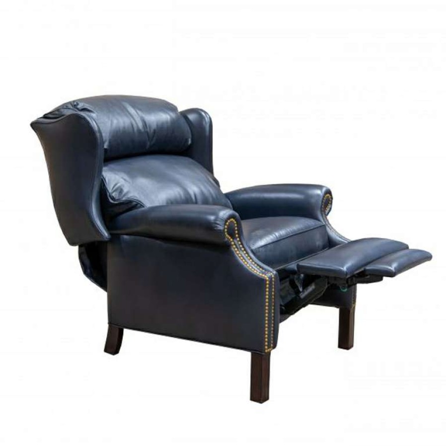 Living Room * | Premium Navy Woodbridge Recliner