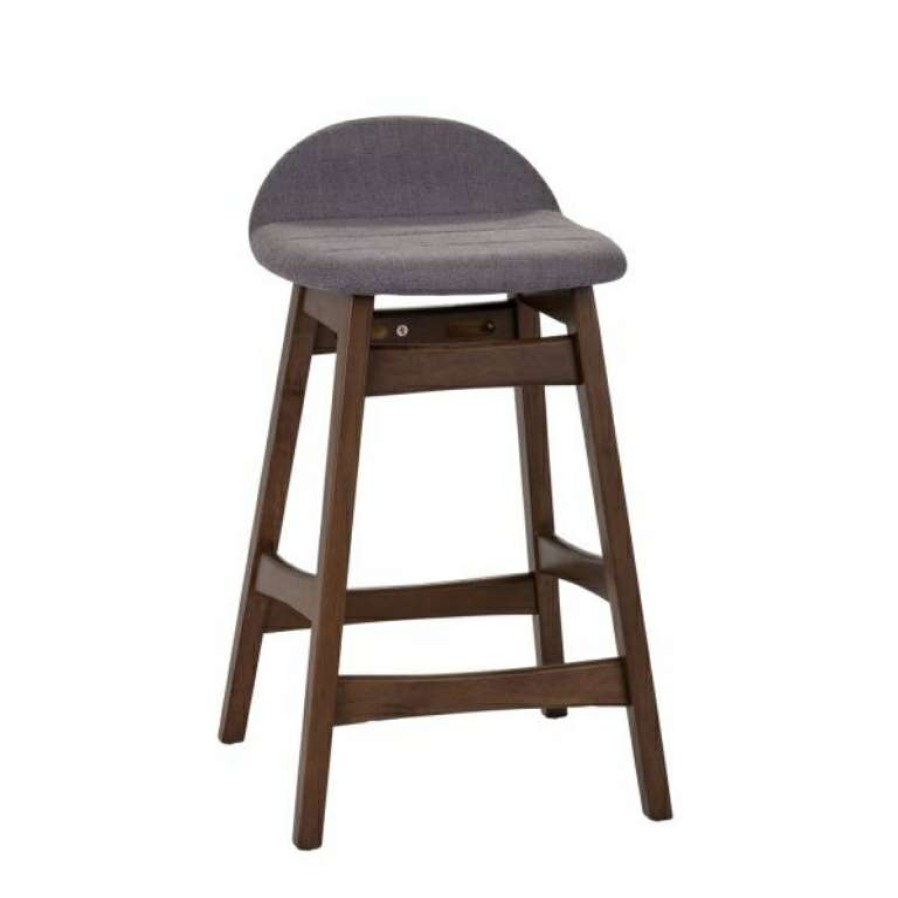 Dining Room * | Opening Sales Space Saver Gray Counter Stool