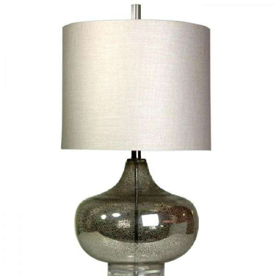 Decor * | Opening Sales Mercury Glass Table Lamp