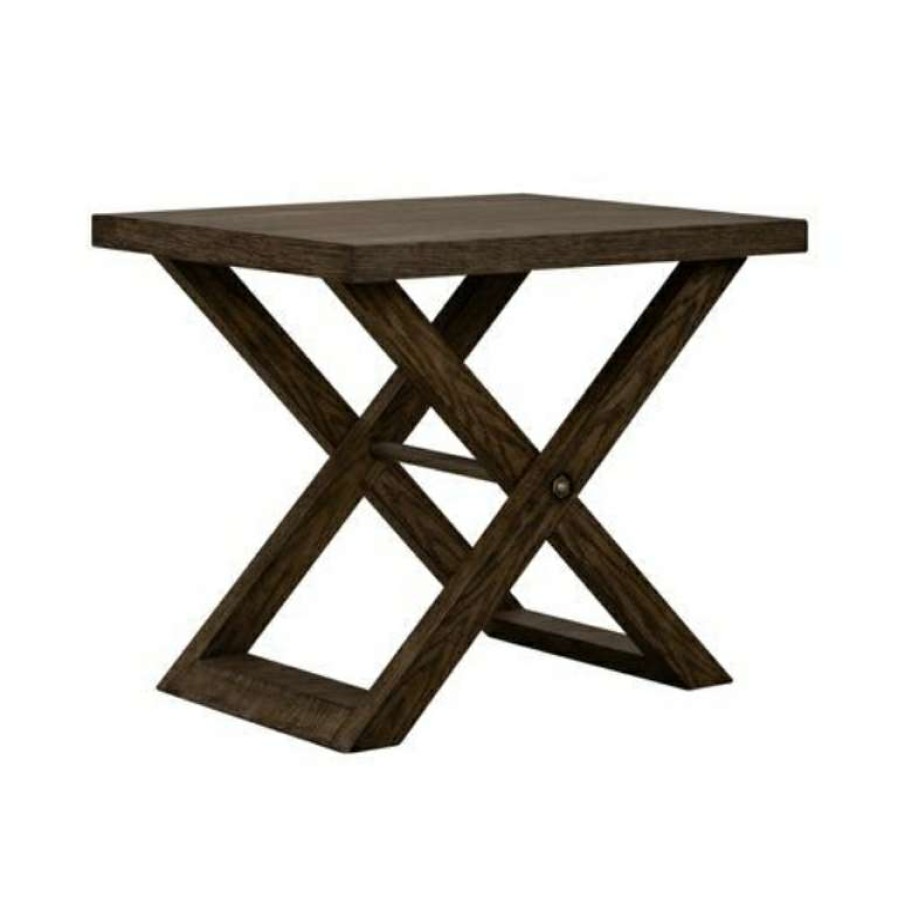 Furniture * | Special Crossroads End Table