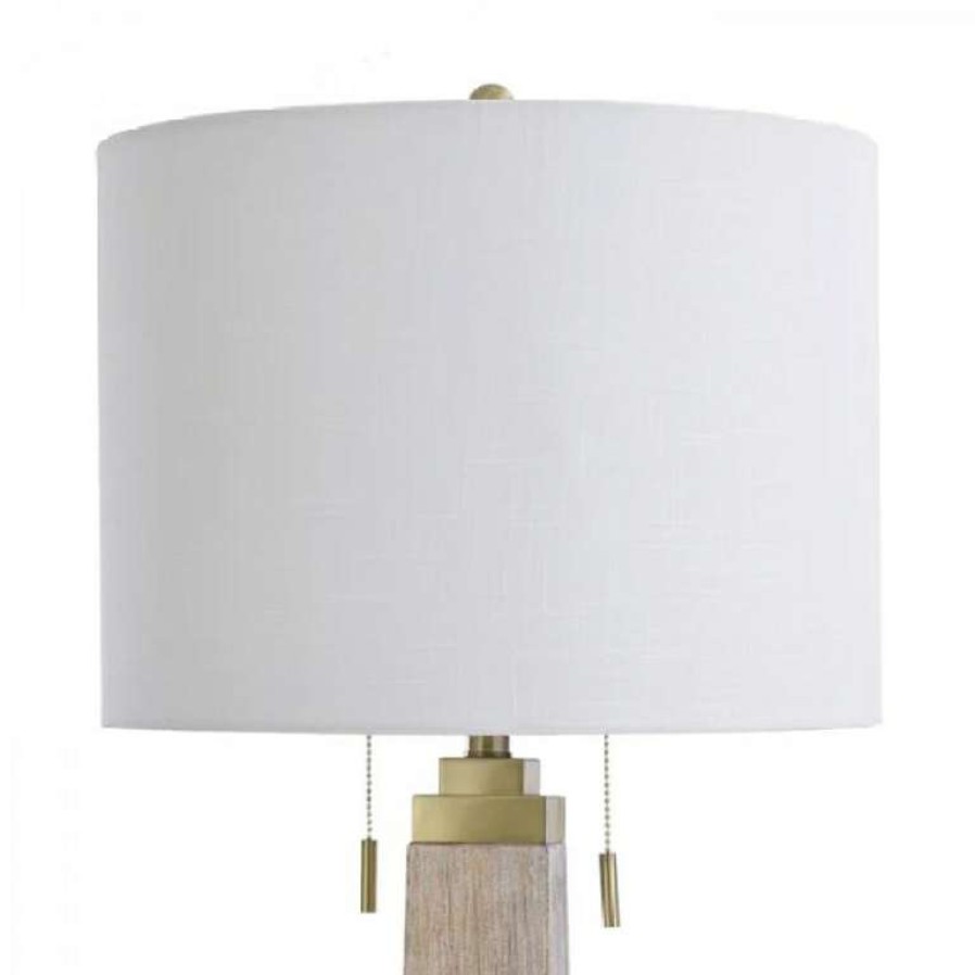 Decor * | Top Sell Baffo Antique Brass Table Lamp