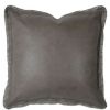 Decor * | New Threads Telluride Leather Decorative Pillow