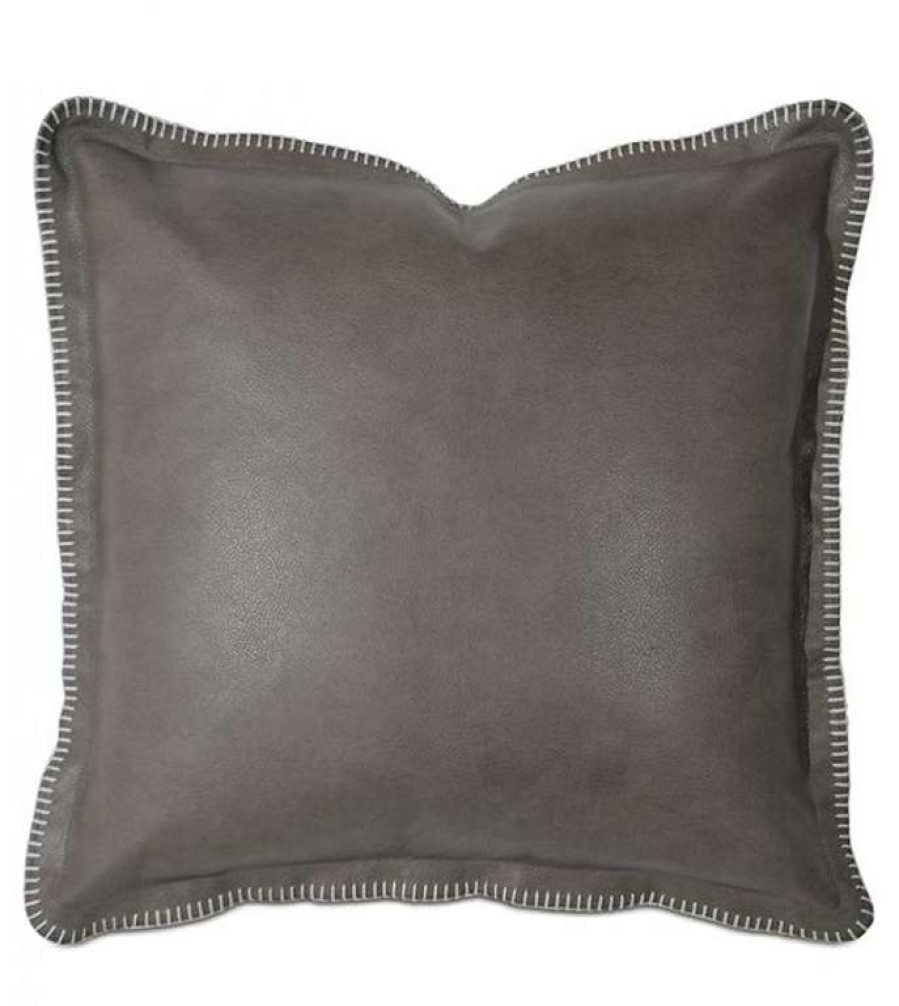 Decor * | New Threads Telluride Leather Decorative Pillow