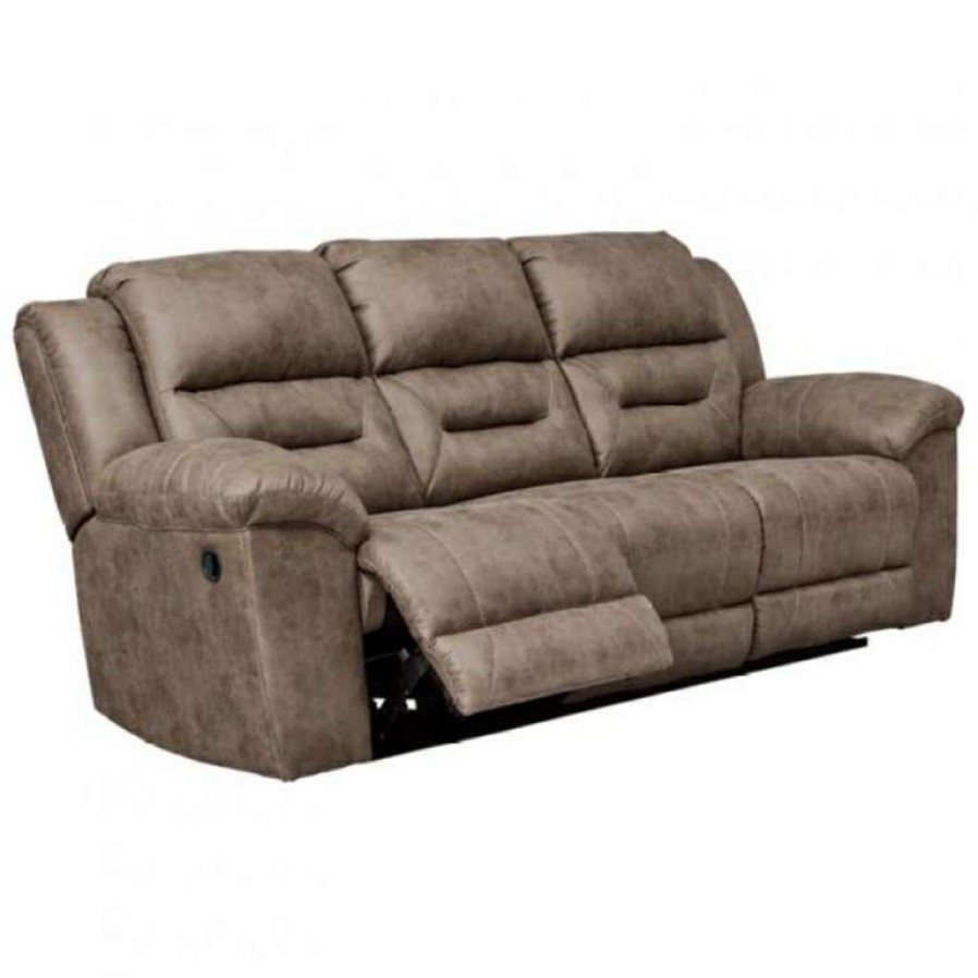 Living Room * | Large Choice Stoneland Reclining Sofa