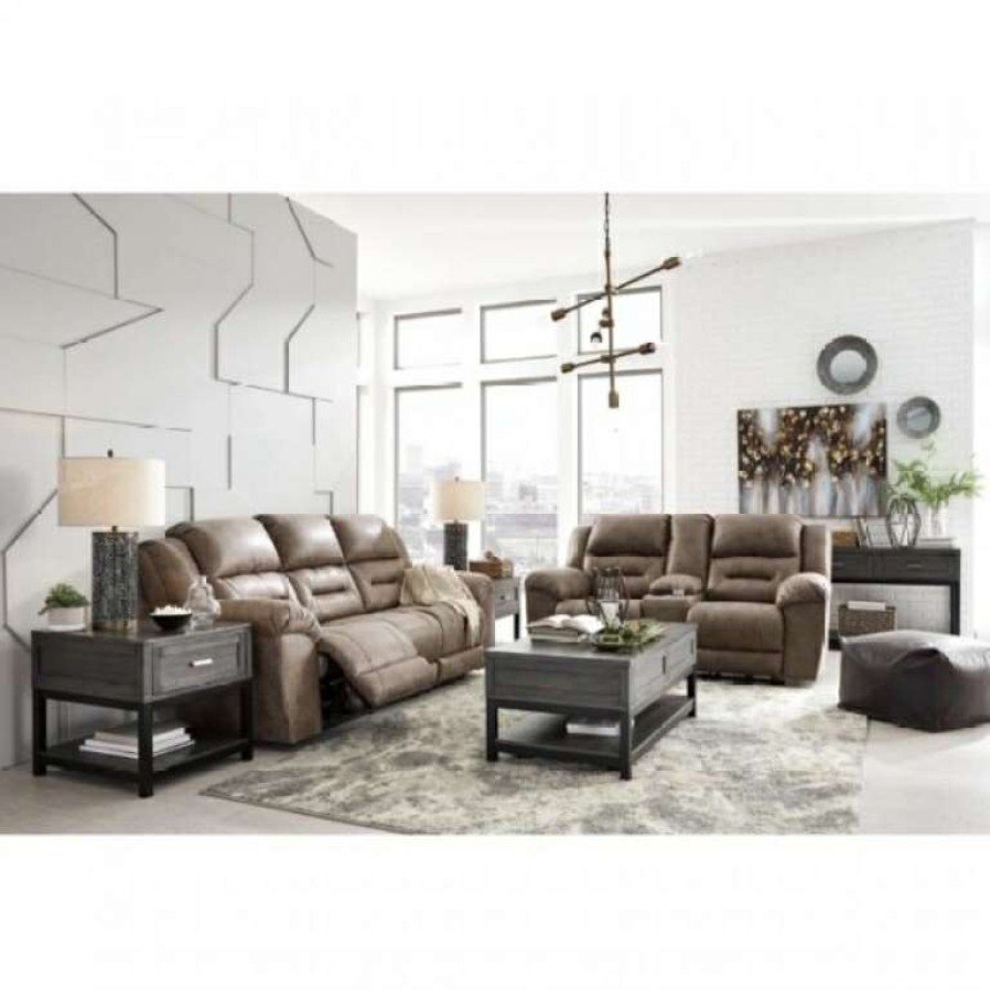 Living Room * | Large Choice Stoneland Reclining Sofa