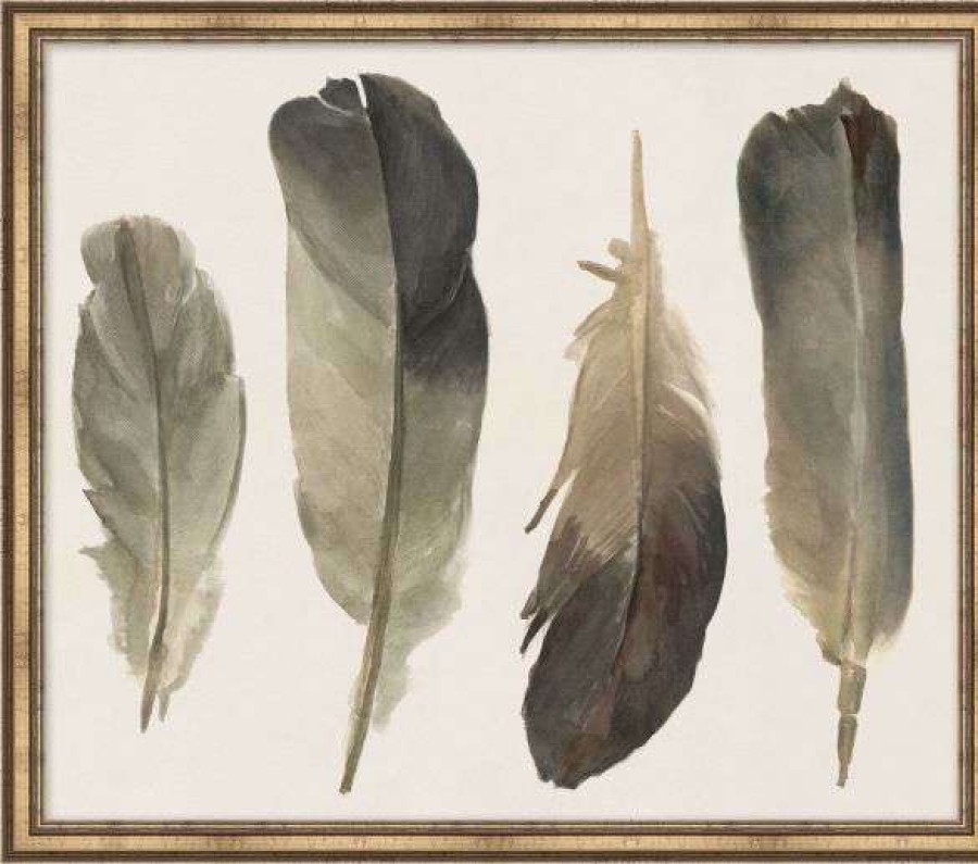 Decor * | New Threads Muted Feathers I